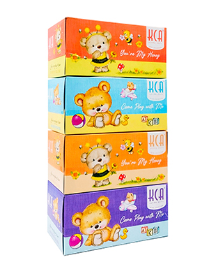 KCA - Bouquet Box Tissues <br/>4 Boxes x 170 Sheets